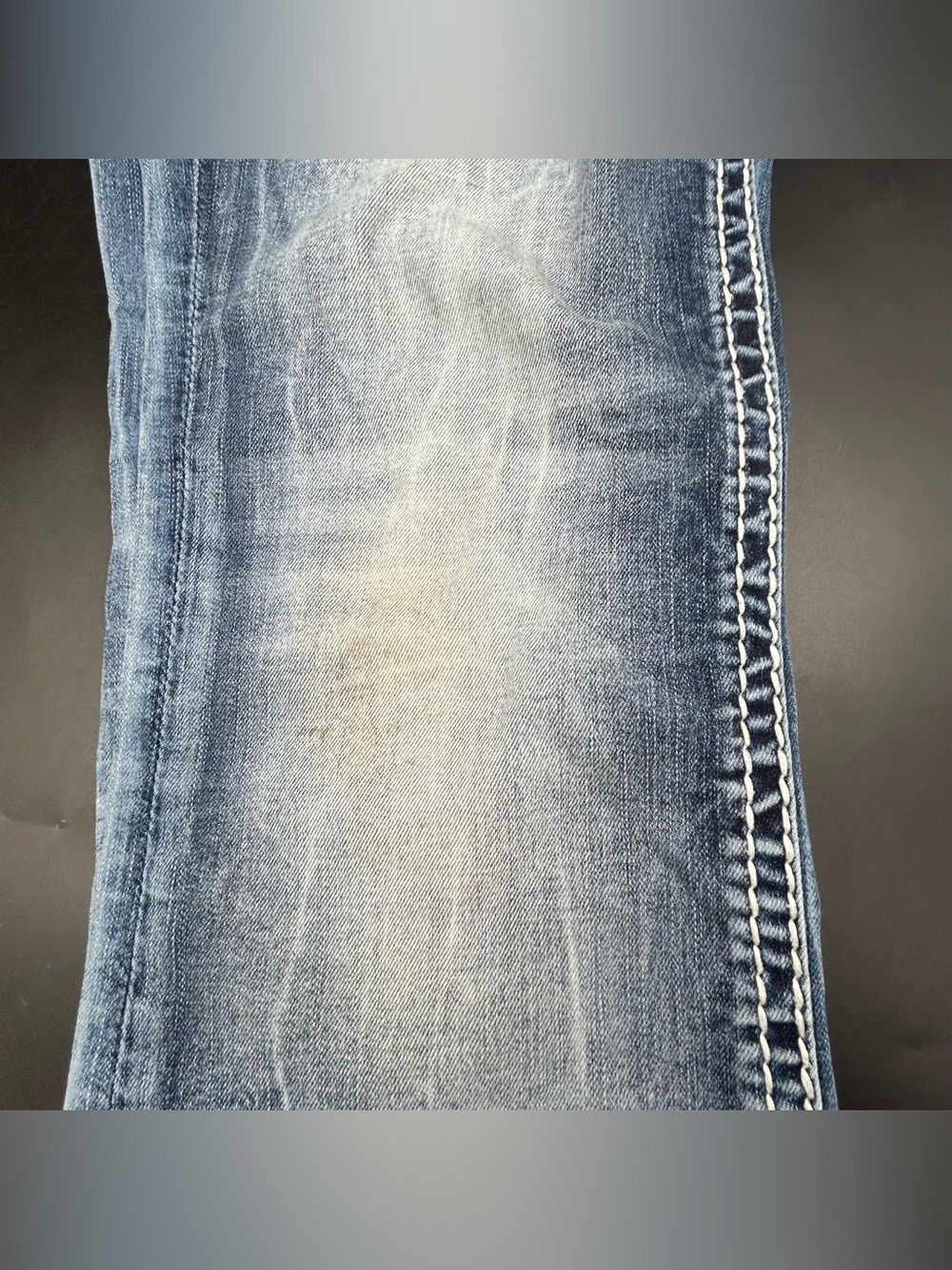 Rock Revival Johanna Boot Jeans Womens 32x34.5 Thick Stitch Measures 33” - Picture 4 of 11